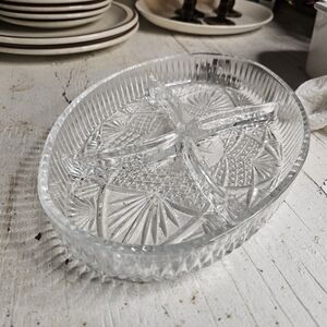 Elegant Clear Glass Serving Platter